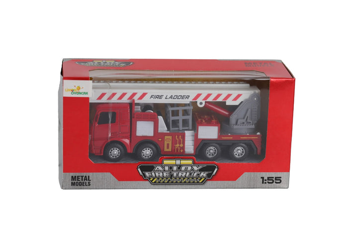 8828 1 55 METAL KUTULU İTFAİYE ARACI - Toyz Show - 