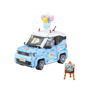 LZ-1131 LOZ BALON ARABASI MAVİ 875 PARÇA BLOCK OYUNCAK - Toyz Show