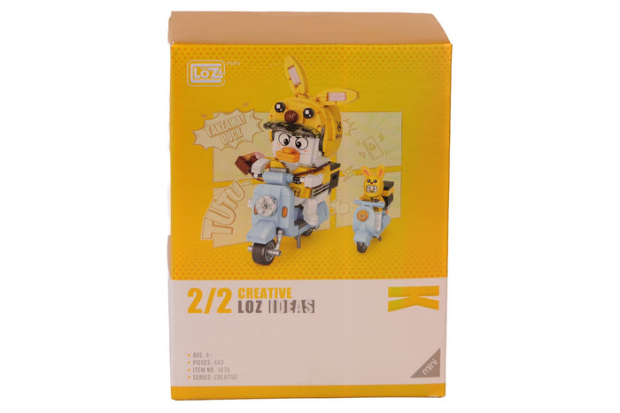 LZ-1676 LOZ KURYE ÖRDEK 443 PARÇA BLOCK OYUNCAK - Toyz Show - 