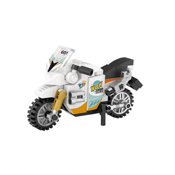 LZ-8624 LOZ MOTORSİKLET 120 PARÇA BLOCK OYUNCAK MİNİ POŞET - Toyz Show - 