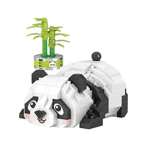 LZ-8804 LOZ DİNLENEN PANDA 340 PARÇA BLOCK OYUNCAK - Toyz Show