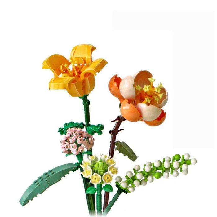 LZ1658 LOZ Eternal Flowers Serisi - ''Güneşli ve Enerjik Turuncu'' 456 Parça Yapım Seti - Toyz Show - 