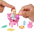 GHV83 Özellikli Minik Bebekler Barbie Bebek Bakıcısı - görsel 6
