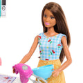 HJY94 Barbie Brooklyn ve Malibu Pasta Yapıyor Oyun Seti - görsel 3