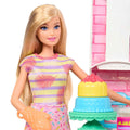 HJY94 Barbie Brooklyn ve Malibu Pasta Yapıyor Oyun Seti - görsel 4