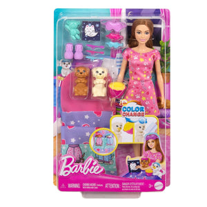 HXN01 Barbie ve Köpekçikleri Pijama Partisi - Toyz Show