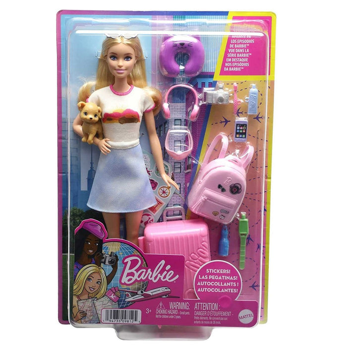 HJY18 Barbie Seyahatte Bebeği ve Aksesuarları - Toyz Show - 