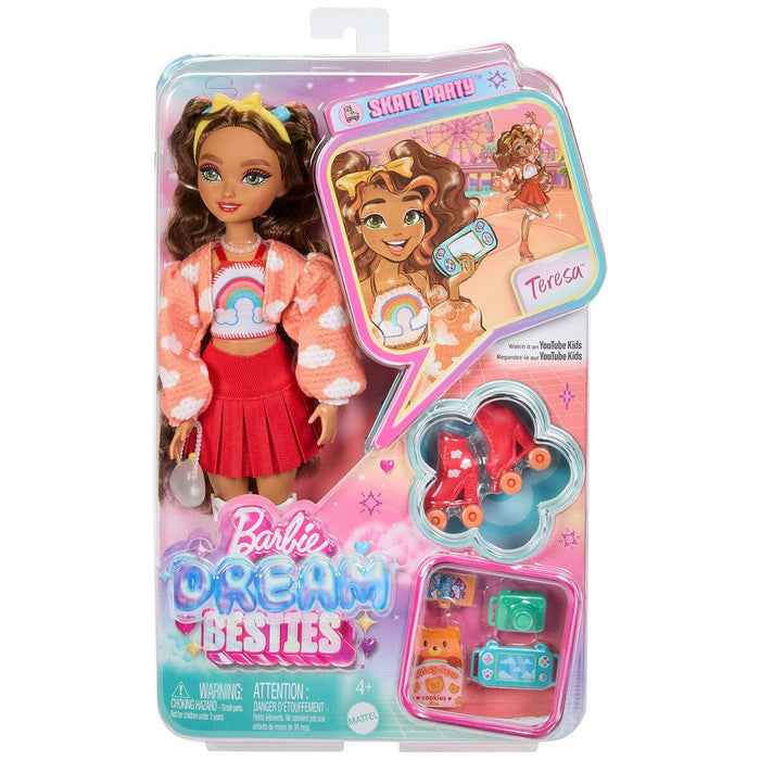 JFX98 Teresa - Barbie Dream Besties Paten Partisi Teresa Bebek ve Aksesuarları - Toyz Show - 
