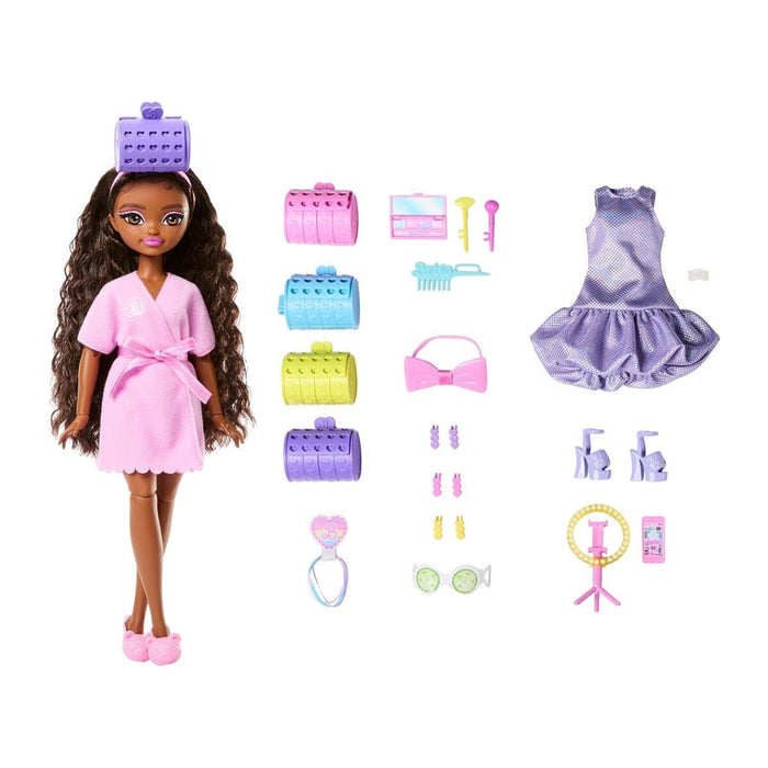 JGG39 Barbie Dream Besties Brooklyn ile Akşam Eğlencesine Hazırlanma - Toyz Show - 