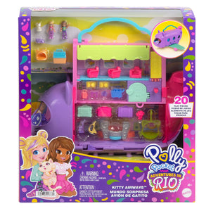 HWP19 Polly Pocket Adventures in Rio Uçak Oyun Seti - Toyz Show