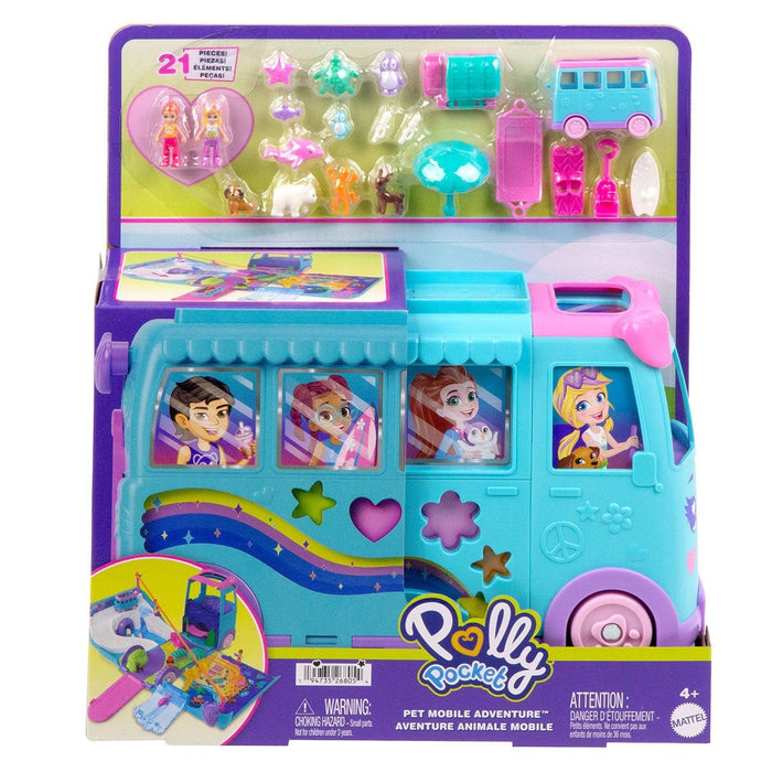 JCC22 Polly Pocket Hayvancıkların Karavan Macerası Oyun Seti - Toyz Show - 