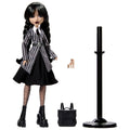 HXJ04 Monster High Wednesday Okul Üniformalı Bebek - görsel 2