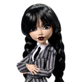 HXJ04 Monster High Wednesday Okul Üniformalı Bebek - görsel 4