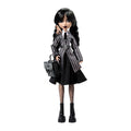 HXJ04 Monster High Wednesday Okul Üniformalı Bebek - görsel 3