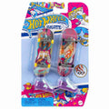 HXL17 Hot Wheels Skate Retro Temalı İkili Parmak Kaykay ve Ayakkabı Paketi - görsel 3