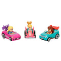 JDG45 Hot Wheels Racerverse Barbie 3 lü Araba Seti - görsel 3