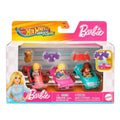 JDG45 Hot Wheels Racerverse Barbie 3 lü Araba Seti - görsel 5
