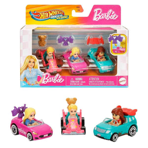 JDG45 Hot Wheels Racerverse Barbie 3 lü Araba Seti - Toyz Show