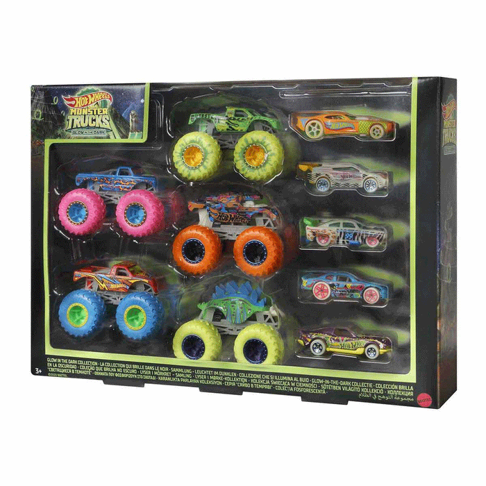 HCB57 Monster Trucks Karanlıkta Parlayan Araçlar, Hot Wheels Monster Trucks - Mattel - Toyz Show - 