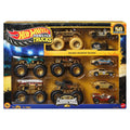 JDW07 Hot Wheels Monster Trucks Bigfoot Trophy Şampiyonları Araba ve Kamyon Çokl - görsel 1