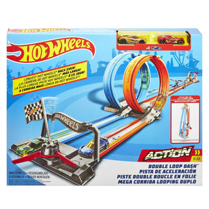GFH85 Hot Wheels Çift Çemberde Depar Pist Seti - Toyz Show