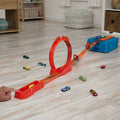 HMC04 Hot Wheels Track Builder Alev Temalı Akrobasi Seti - görsel 6
