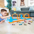 JDW39 Hot Wheels Track Creator Triple Loop Speed Kit - görsel 5