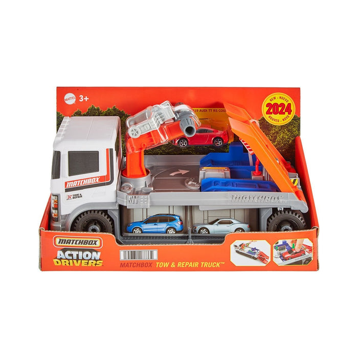 HRY43 Matchbox Aksiyon Sürücüleri - Çekici ve Tamir Kamyonu - Toyz Show - 
