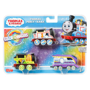 HNP82 Thomas ve Arkadaşları - Renk Değiştiren Küçük Trenler 3lü Paket - Toyz Show