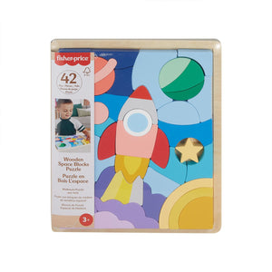 HXY42 Fisher-Price Ahşap Uzay Yapboz - Toyz Show