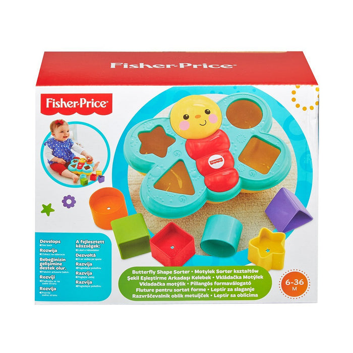 CDC22 Fisher-Price® Şekil Eşleştirme Arkadaşı Kelebek / Sıralama ve Şekil Ayırma Oyuncakları - Toyz Show - 