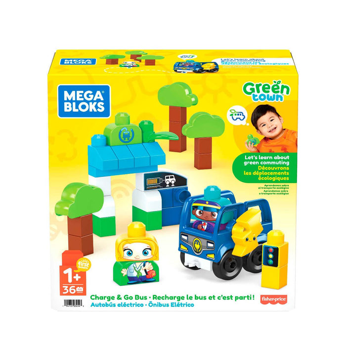 HDX90 MEGA BLOKS® Doğa Dostu Otobüs Seti 36 parça +1 yaş - Toyz Show - 