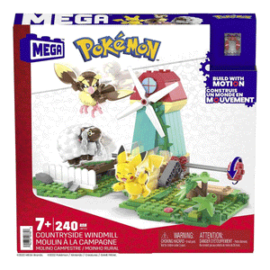 HKT21 MEGA™ Pokémon™ Countryside Windmill - Yel Değirmeni Kasabası Seti 240 parça +7 yaş - Toyz Show
