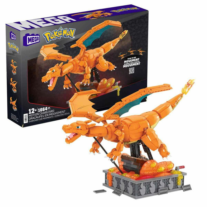 HMW05 MEGA Pokémon™ Hareketli Charizard 1664 parça +12 yaş - Toyz Show - 