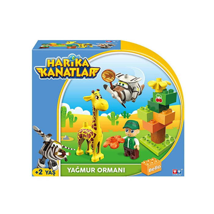 10932 Harika Kanatlar Bellonun Yağmur Ormanı 15 parça blok - Mega Oyuncak - Toyz Show - 