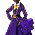 JDR71 Monster High Koleksiyon - Wednesday Bianca Bebek - görsel 6