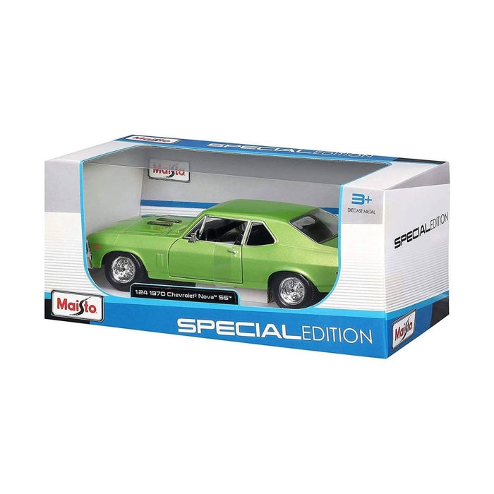MAY 31262 1:24 Maisto Chevrolet Nova Ss 1970 Model Araba -Necotoys - Toyz Show - 