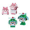 POLI MRT-674 Robocar Poli Mini Transforming Kasabanın Kurtarma Araçları 4lü Set - görsel 3