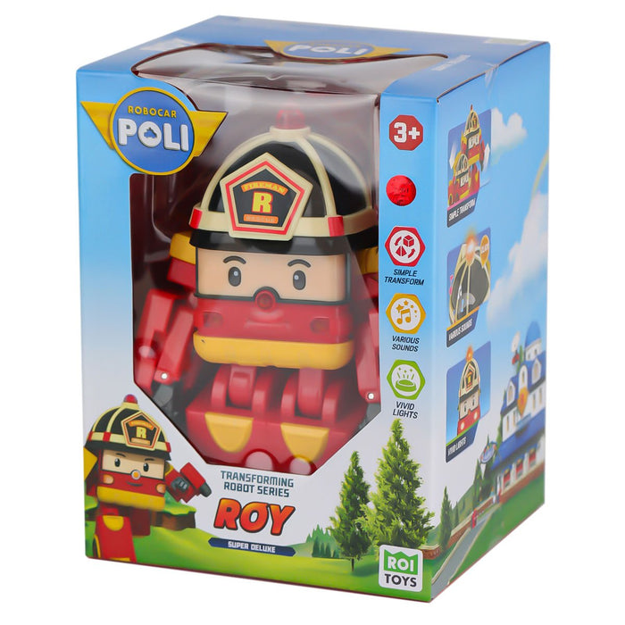 POLI MRT-686 Sesli ve Işıklı Robocar Poli Büyük Transforming Robot Roy -Necotoys - Toyz Show - 