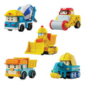 POLI MRT-761 Robocar Poli Mini İnşaat Araçları 5li Set - görsel 2