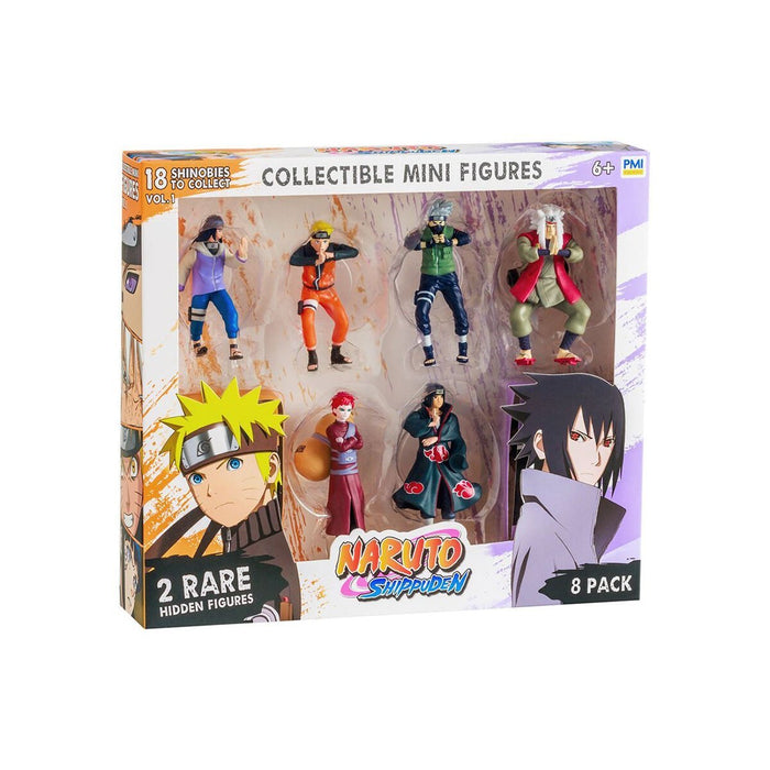 PMI NSH2070S NARUTO 8Lİ KOLEKSİYON FİGÜR SETİ ASORTİ - Toyz Show - 