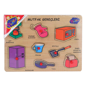 ONY-168-169 Ahşap Tutmalı Mutfak Gereçleri -Onyıl Oyuncak - Toyz Show