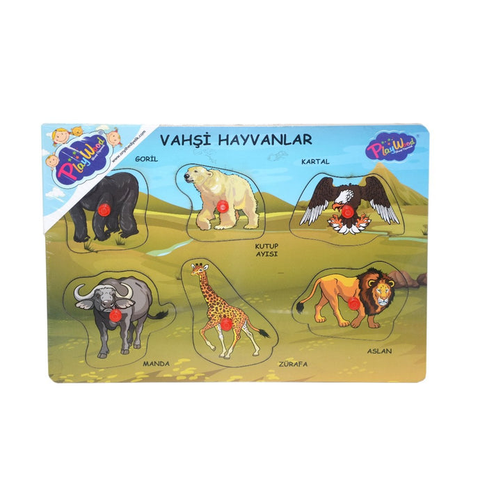 ONY-328 329 Onyıl, Ahşap Tutmalı Vahşi Hayvanlar - Toyz Show - 