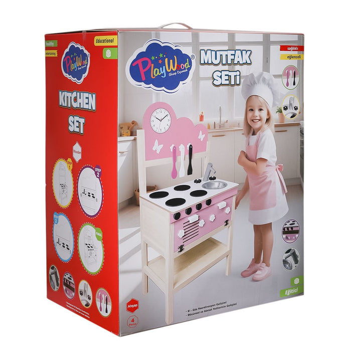ONY-408 Ahşap Mutfak Seti -Onyıl Oyuncak - Toyz Show - 