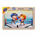 ONY-85-86-87-88 Ahşap Eğitici Puzzle Sporlar -Onyıl - görsel 4