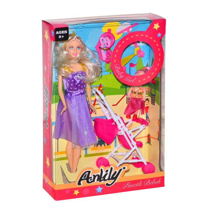 02269 Oydaş, Anlily Pusetli Bebek / +3 yaş - Toyz Show - 