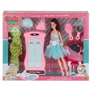 02453 Cindy Doll Dolaplı Makyaj Masalı Bebek -Oydaş Oyuncak - Toyz Show