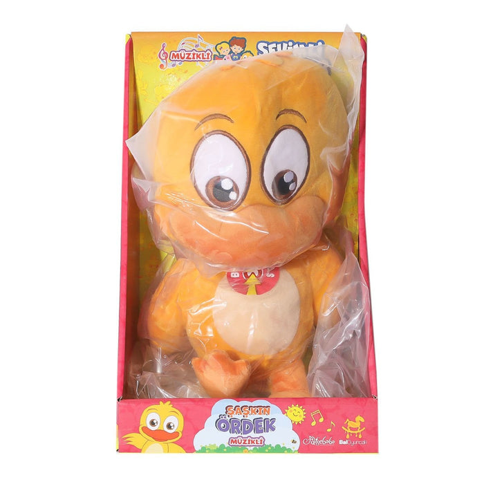 BAL-55115 Şaşkın Ördek Müzikli Peluş Sevimli Dostlar -Özaydınlar - Toyz Show - 