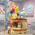P881201 PANLOS TEDDY BEAR KOLEKSİYONU DONDURMA DÜNYASI 354 PARÇA BLOCK OYUNCAK - görsel 4