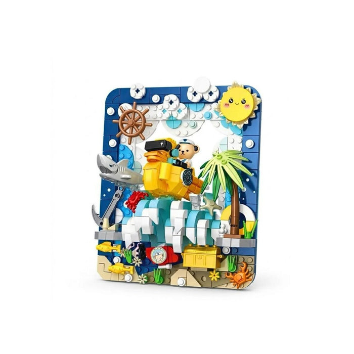P881503 PANLOS TEDDY AYI RESİM 417 PARÇA BLOCK OYUNCAK - Toyz Show - 